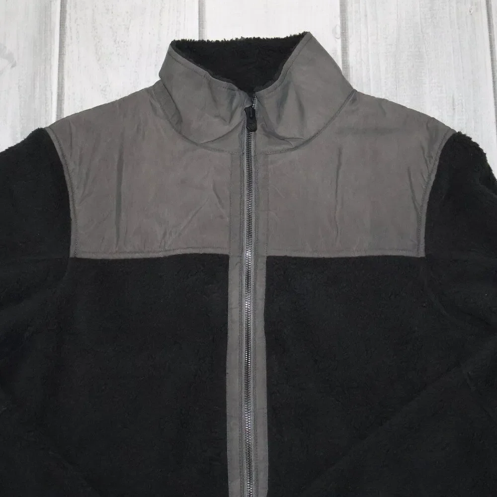 NEW KUHL Konfluence Fleece Jacket Men's Medium Full Zip Raven Carbon Black Gray